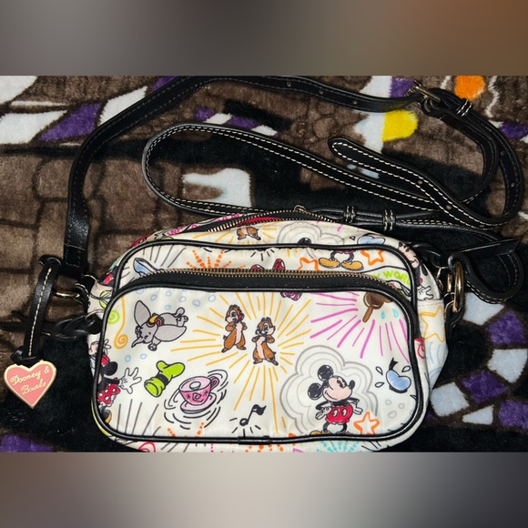 Dooney & Bourke Cartoon Print Crossbody Bag - Multicolor - Picture 1 of 13
